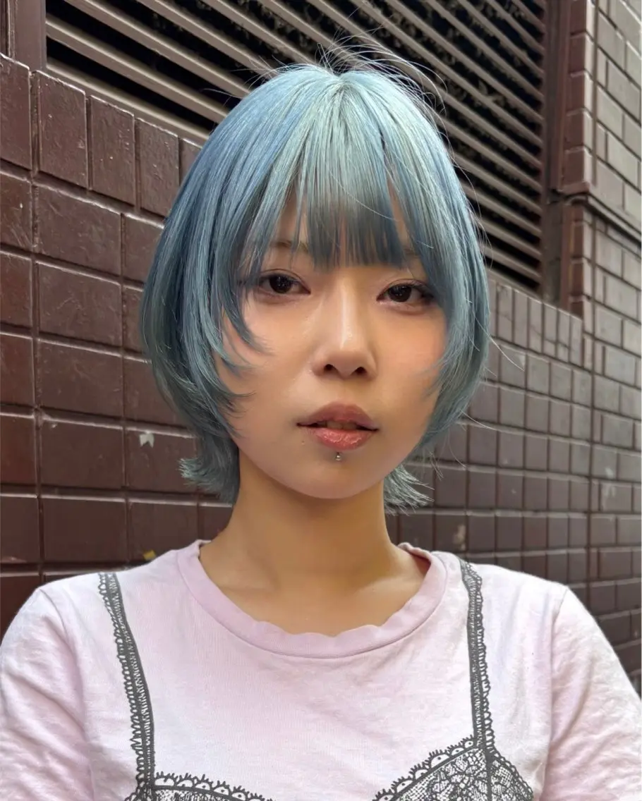 ショート ヘアカラー cashel /ブリーチモデルのヘアスタイル
