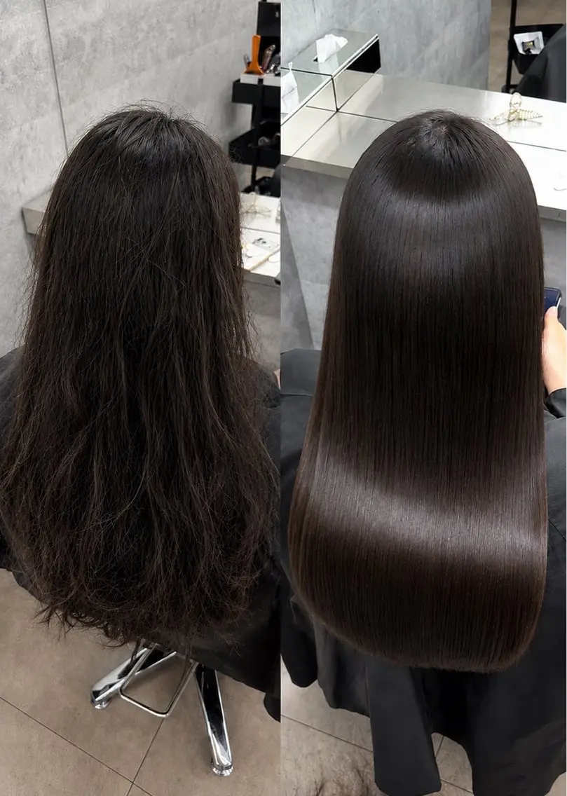 ロング くせ毛 トリートメント 縮毛矯正 トリートメント 🌈縮毛矯正特化 No.1 SORAのヘアスタイル