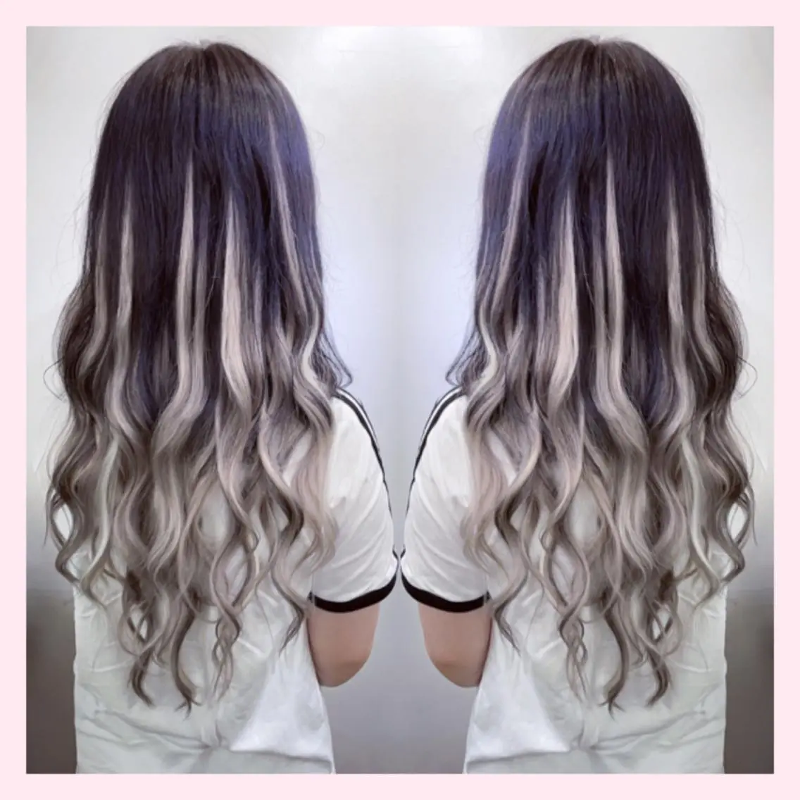 ロング カラー エクステ シシド ユウスケ Aceのヘアスタイル