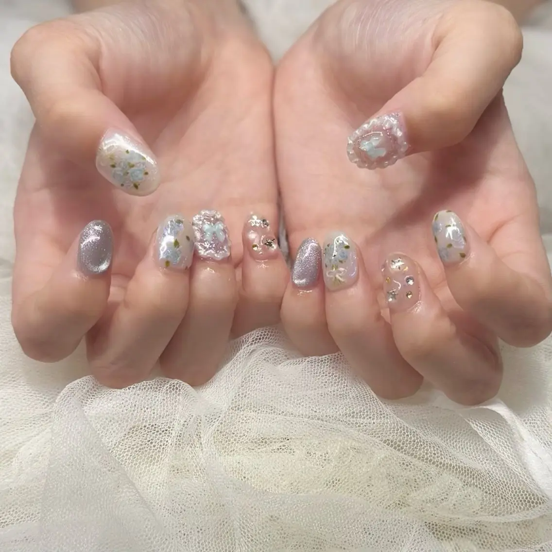 ネイル ハンドネイル 新井 ひなののネイルデザイン
