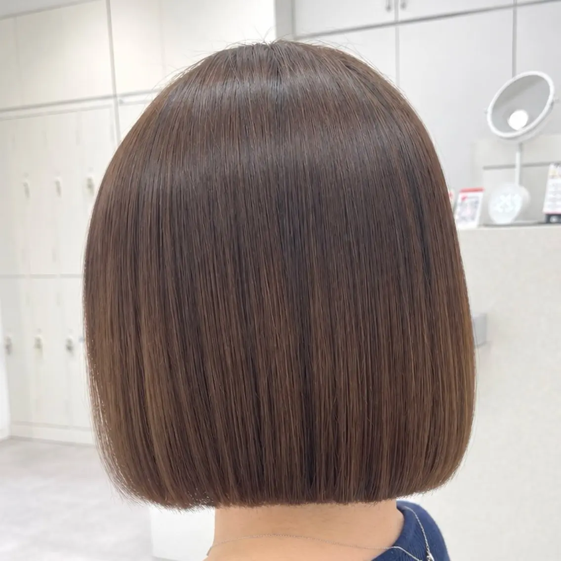 ショート 切りっぱなしボブ ボブ カット レイヤー/ウルフ/デ ザインカラー💎藤原のヘアスタイル