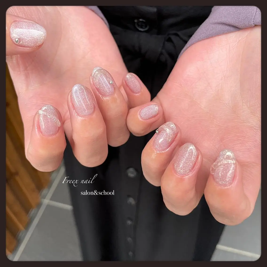ネイル マグネットネイル ハンドネイル ハンドケア freex nail /ニュアンス/個性派のネイルデザイン