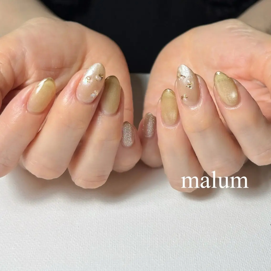 ネイル ハンドネイル malum nailのネイルデザイン