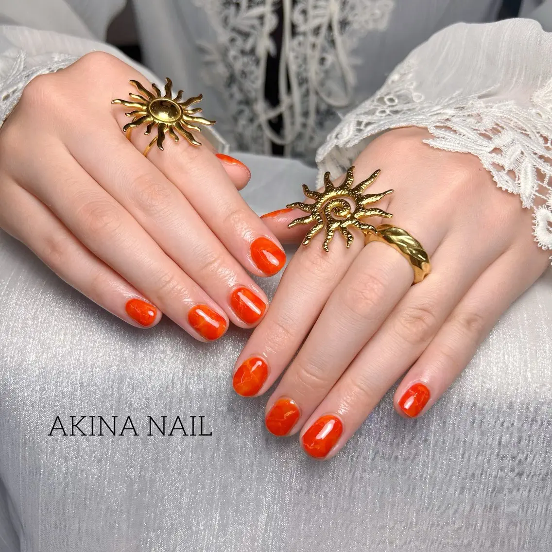 ショート ハンドネイル Akina Nail 亀戸のネイルデザイン