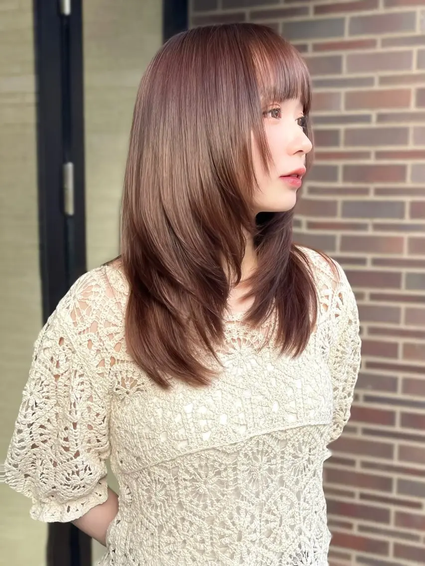ミディアム カット トリートメント PULSE ASAHIのヘアスタイル