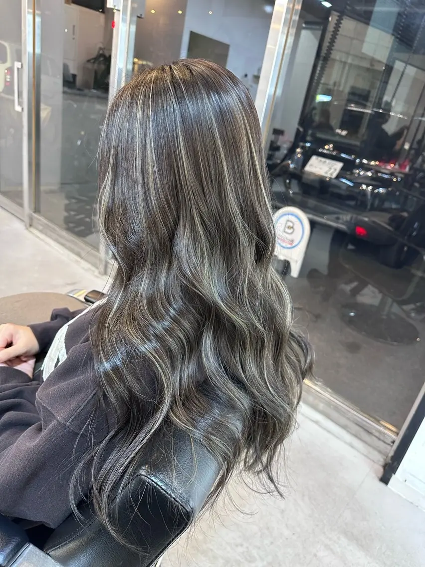 ロング ハイライト/髪質改善 ans/黒木 和大のヘアスタイル