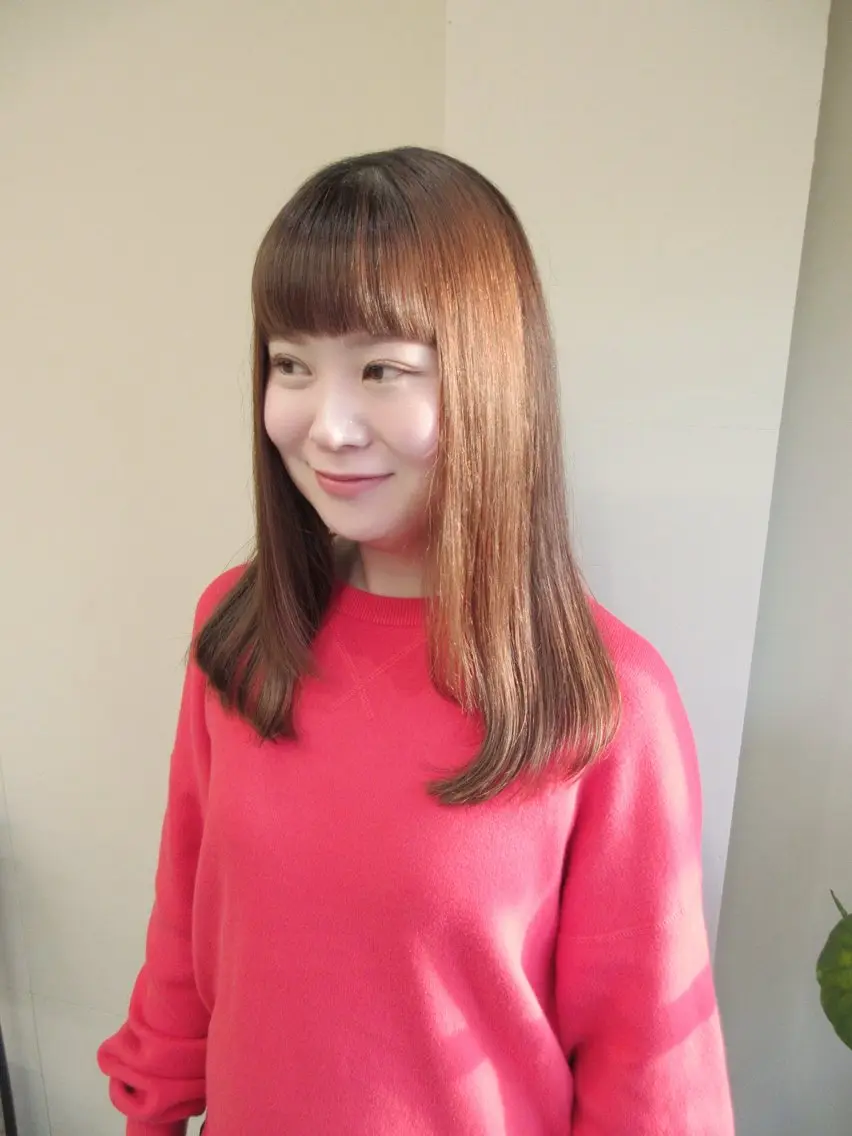セミロング 🍑きょうか 髪質改善/鎌倉🐻のヘアスタイル