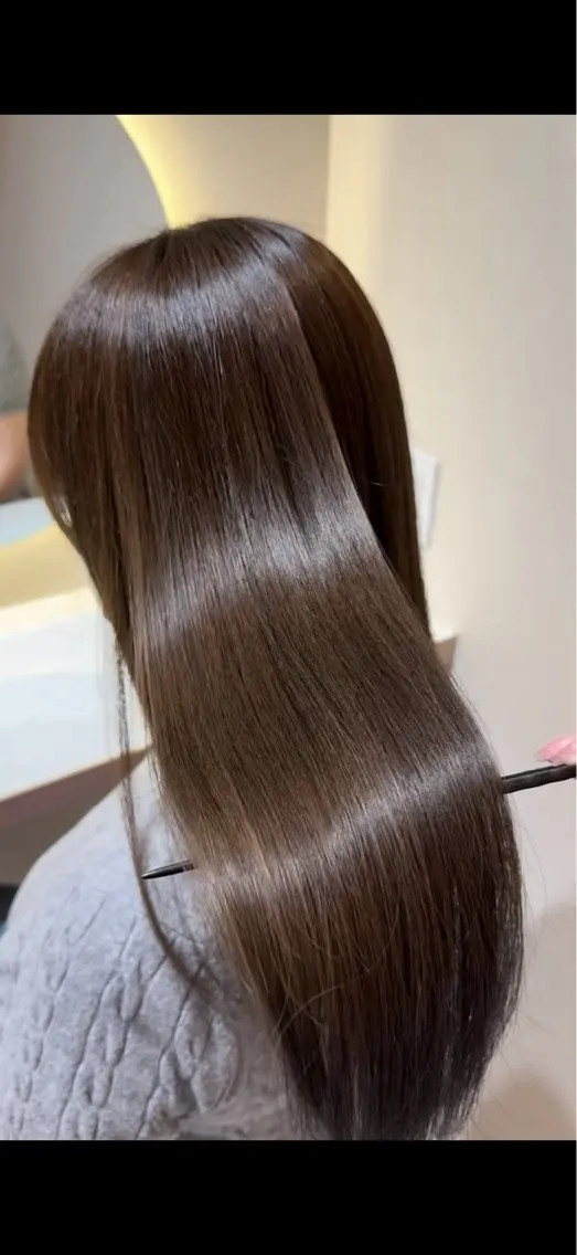 ロング カラー ヘアカラー トリートメント ヘッドスパ 縮毛矯正/髪質改善 ちはる🍑のヘアスタイル