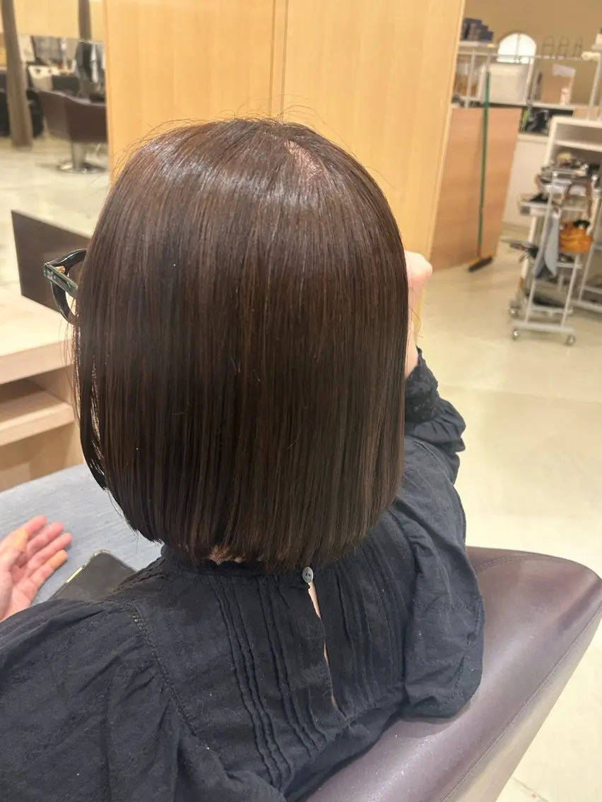 ミディアム ヘアカラー SALONECINQ 🎀miku🎀のヘアスタイル