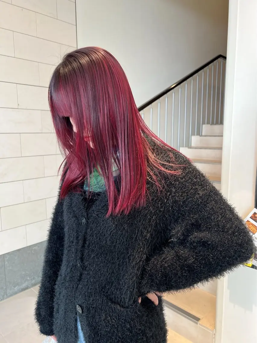ショート ヘアカラー 矢代 さくらのヘアスタイル