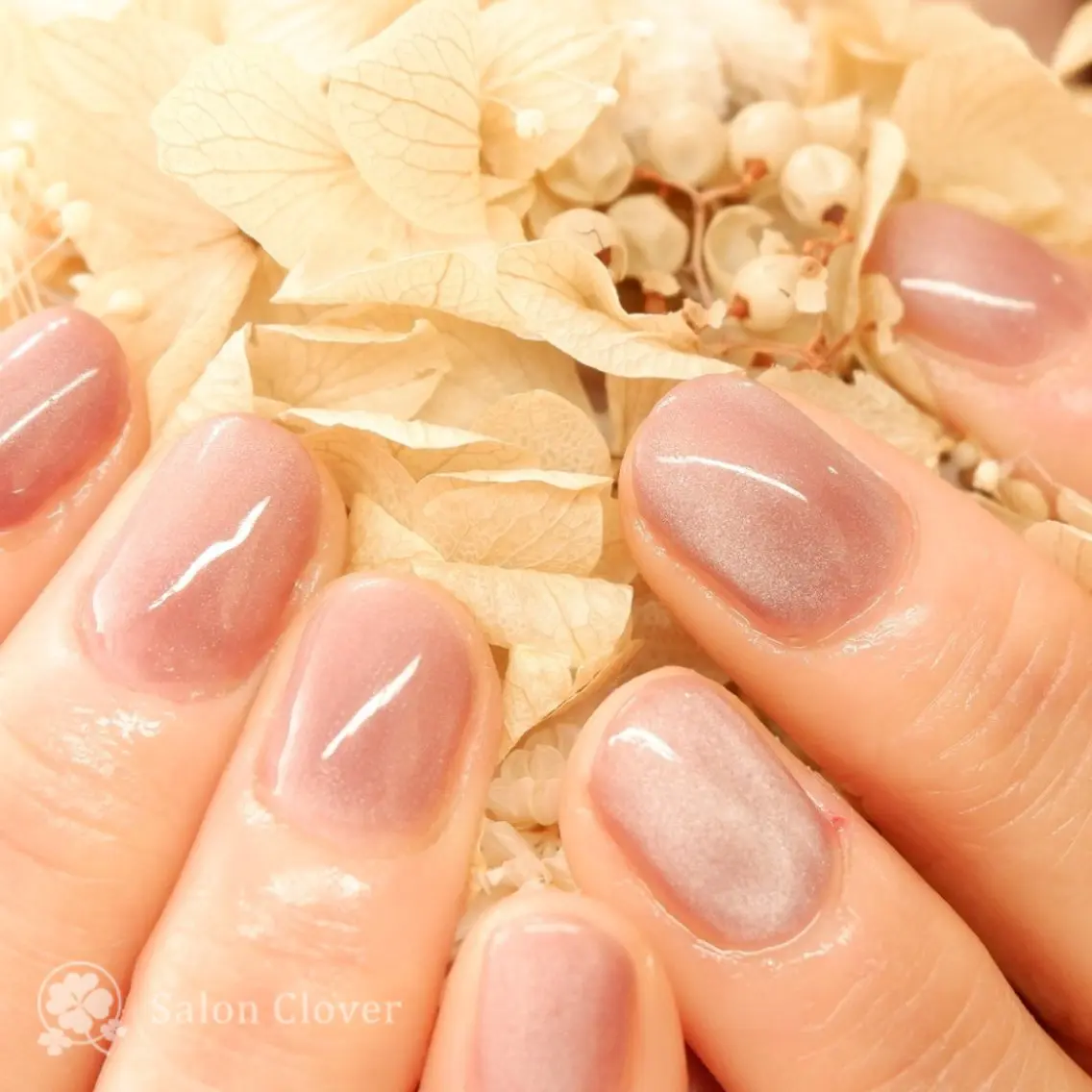 ネイル ジェルネイル マグネットネイル Salon Cloverのネイルデザイン