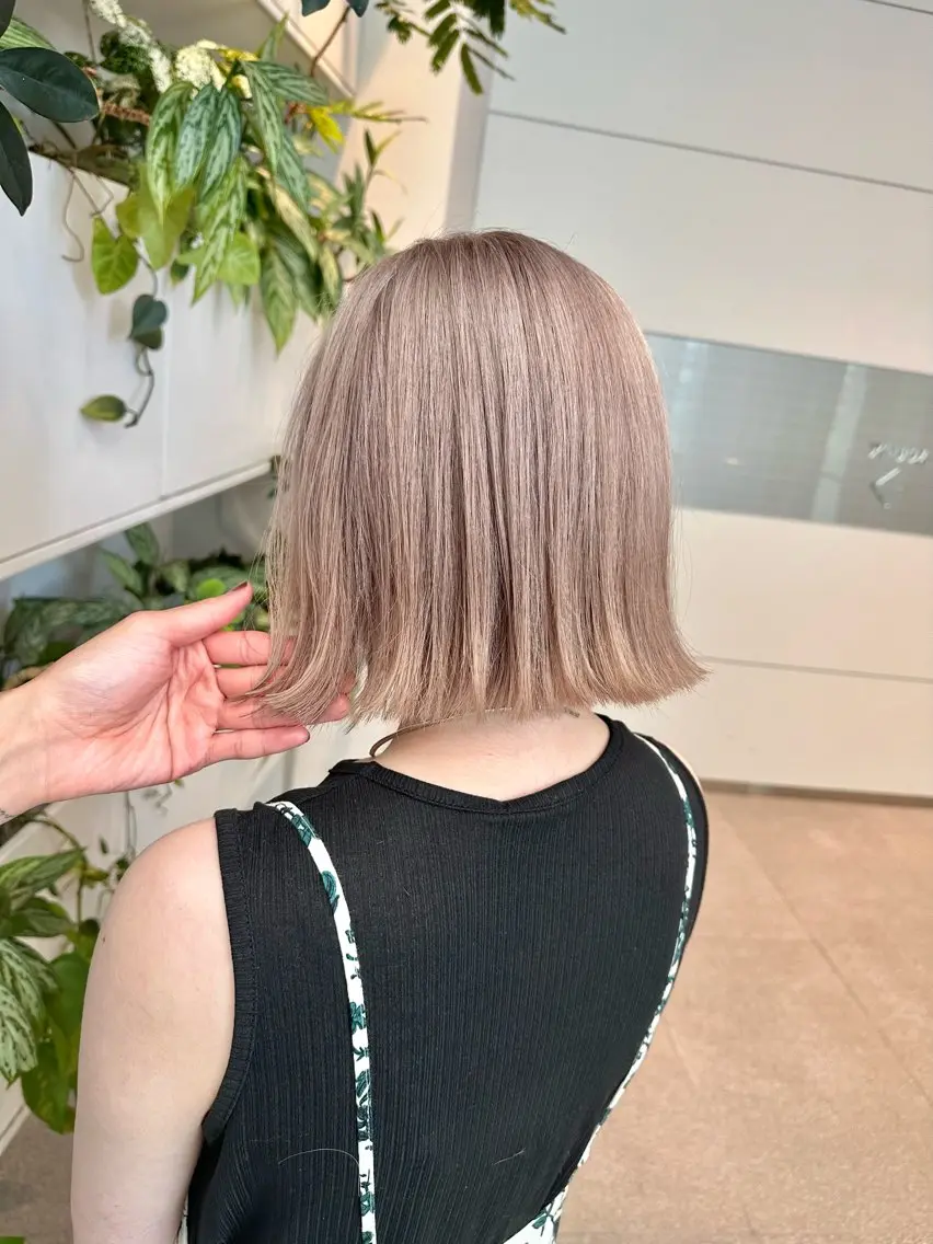 ショート ヘアカラー 東北No.1完全個室 💐梶谷社長のヘアスタイル