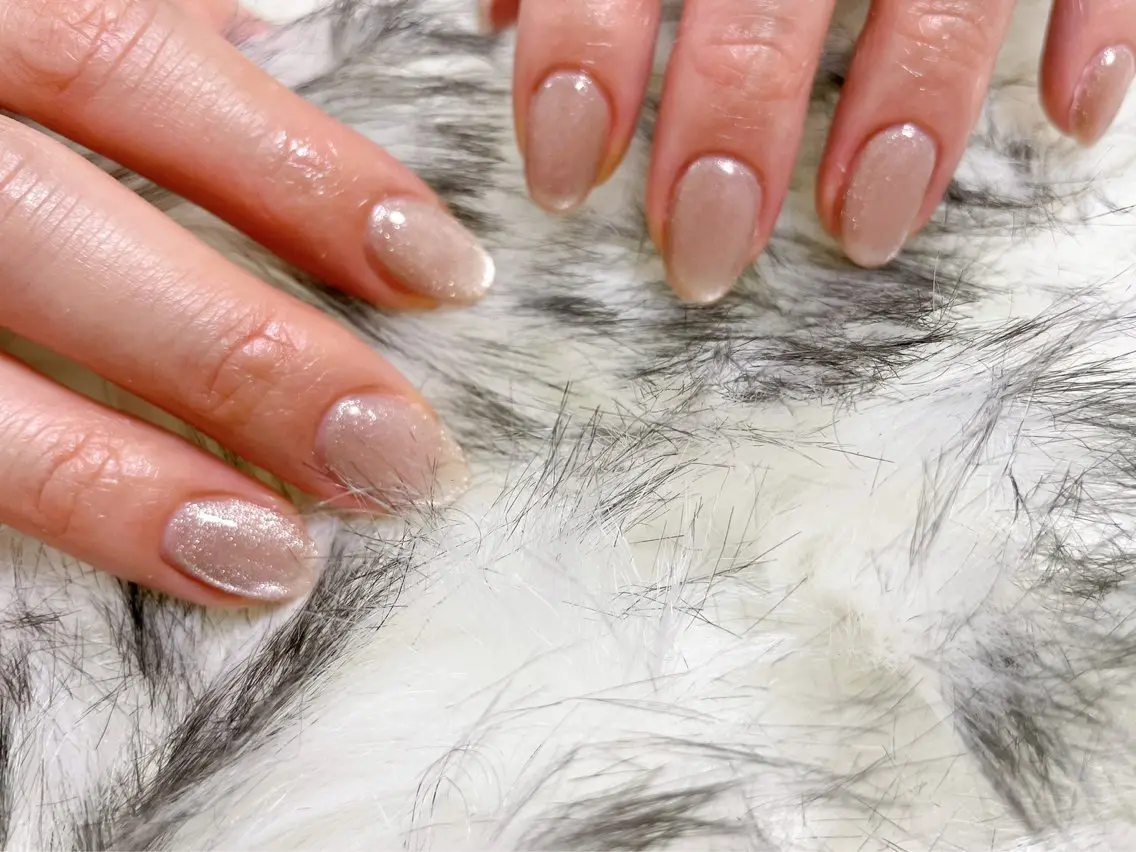 ネイル ジェルネイル キラキラネイル 韓国ネイル マグネットネイル メンズネイル kiki nail たまプラーザのネイルデザイン