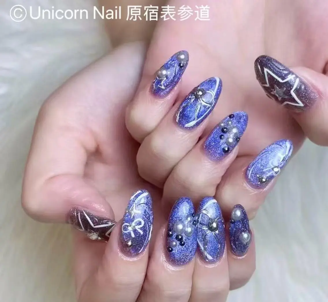 ネイル 持ち込み unicorn nail原宿表参道のネイルデザイン