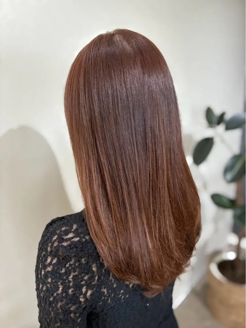 ロング カット ヘアカラー Re room. erikaのヘアスタイル