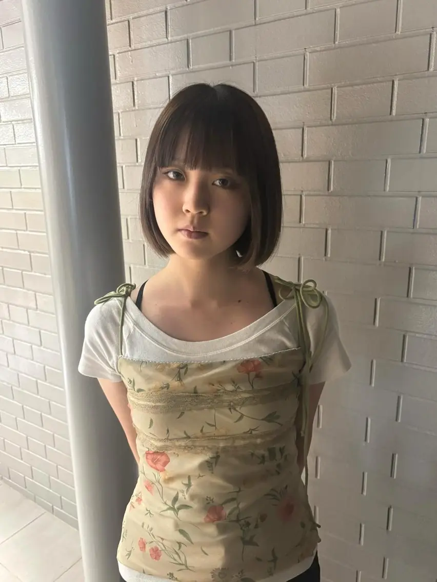 ミディアム ボブ 江口 幸太のヘアスタイル