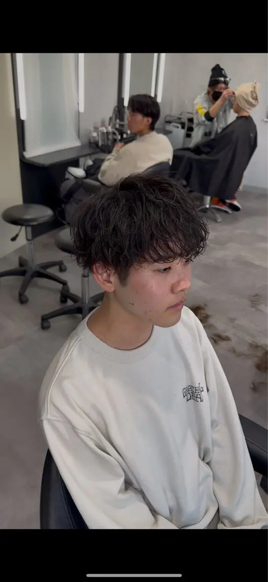 ショート カット パーマ 高橋 昂大のヘアスタイル
