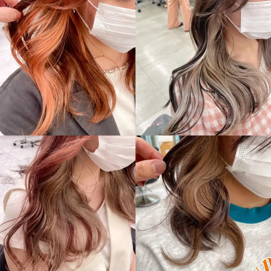 セミロング カラー *モデル募集🤍横浜 透明感カラー🫧のヘアスタイル