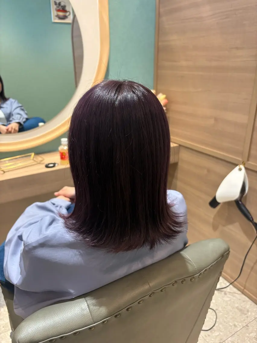 ミディアム ヘアカラー トリートメント 🌸ꜱᴀɴᴀ🌸 /5月まで限定♡のヘアスタイル