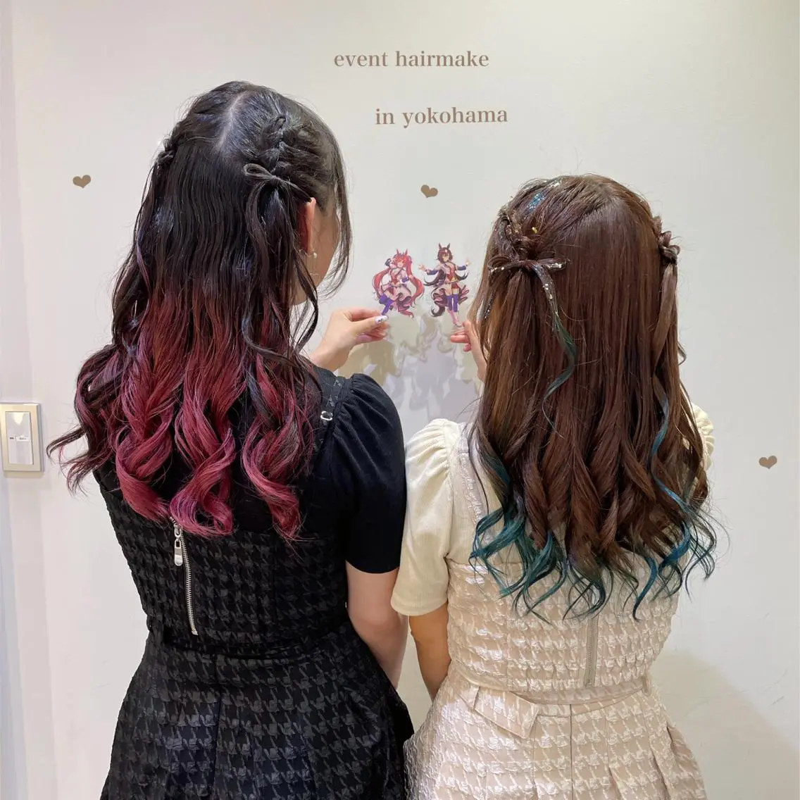 ロング ヘアアレンジ シールエクステ横浜 🐏☁️miminaのヘアスタイル