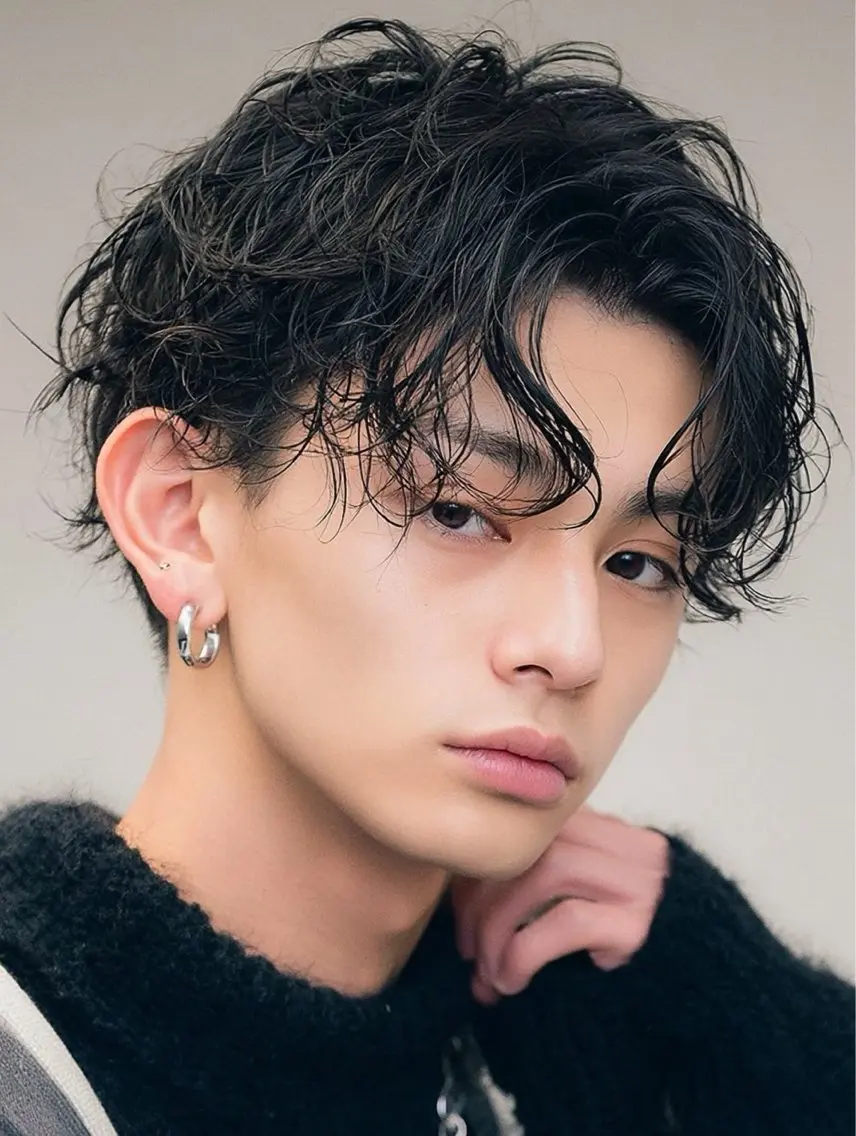 パーマ メンズ 髪質改善 メンズ特化🔥 仙台/富沢/管野一稀のヘアスタイル