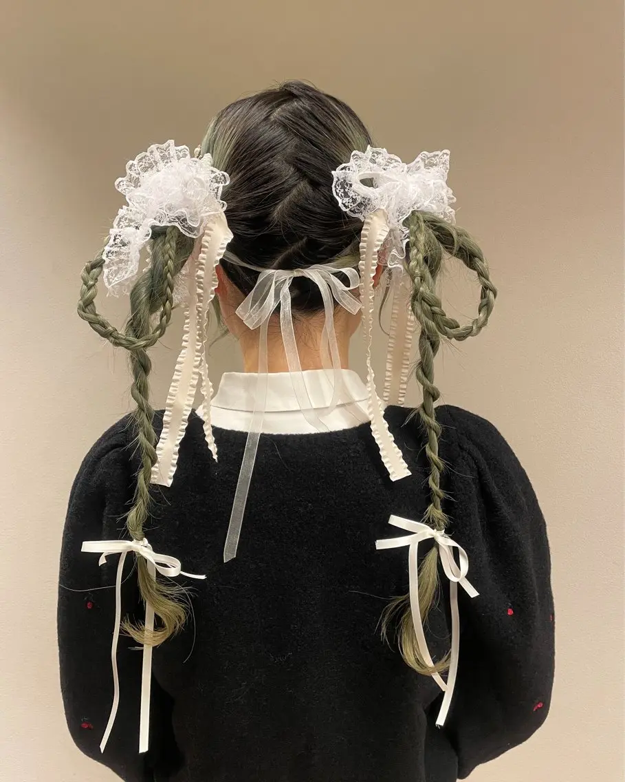 ロング カラー ヘアアレンジ 神谷 亜結美のヘアスタイル