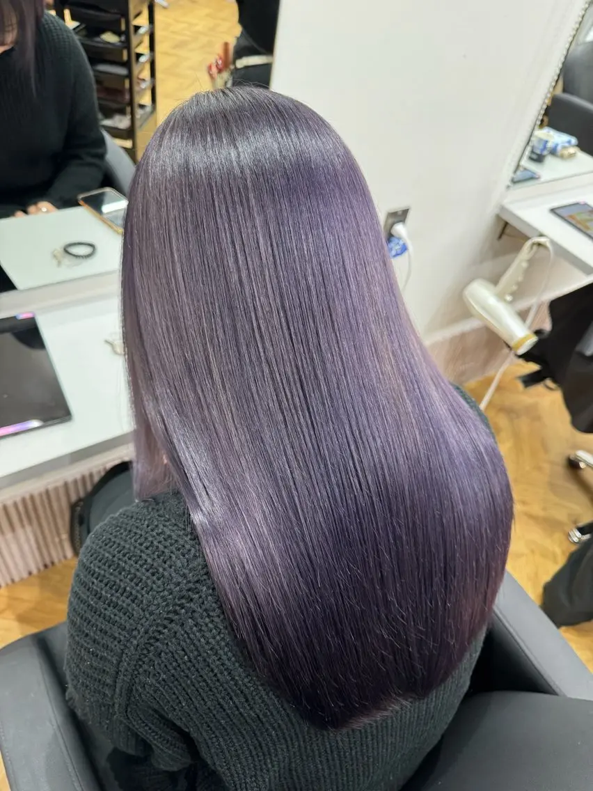 ロング カラー ✨美髪矯正×髪質改善 🍎カイト🍎渋谷のヘアスタイル