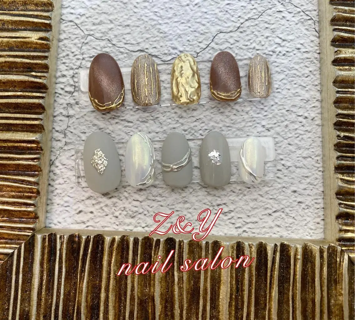 ネイル ニュアンスネイル ハンドネイル Z&Y nail salonのネイルデザイン