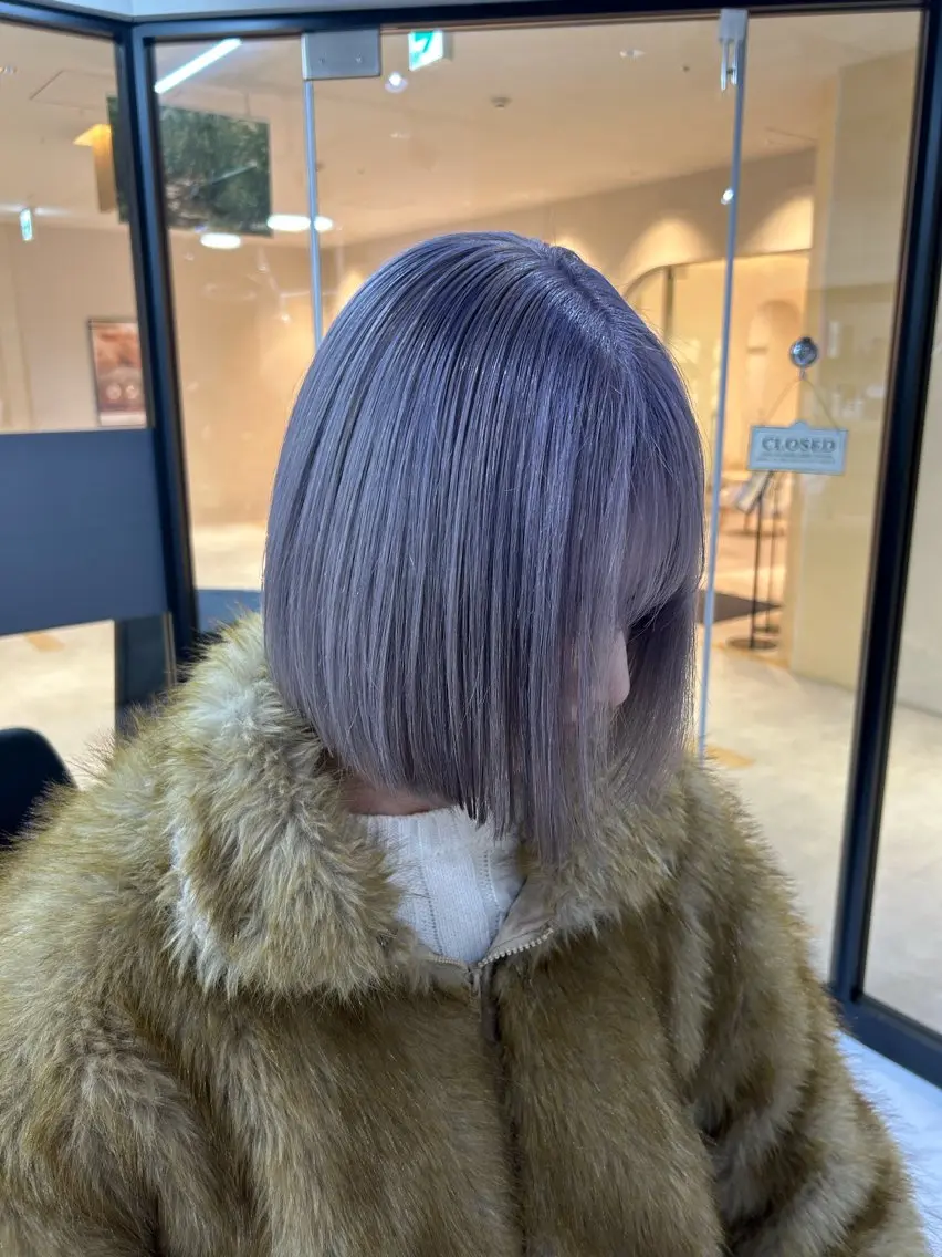 ショート カラー ラベンダーカラー RIKA/ 大宮のヘアスタイル