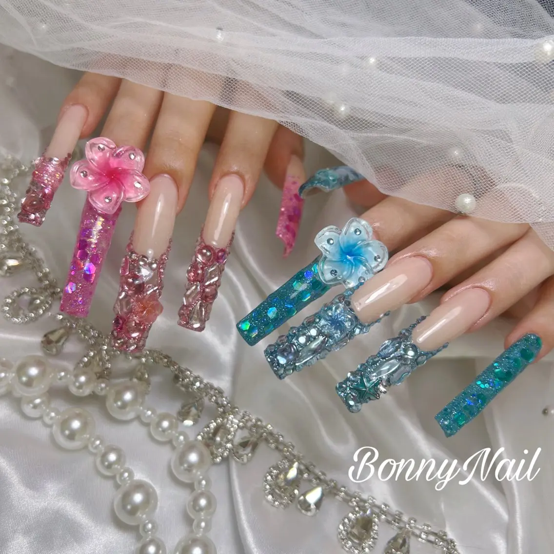 ネイル ロングネイル ハンドネイル Bonny Nailのネイルデザイン