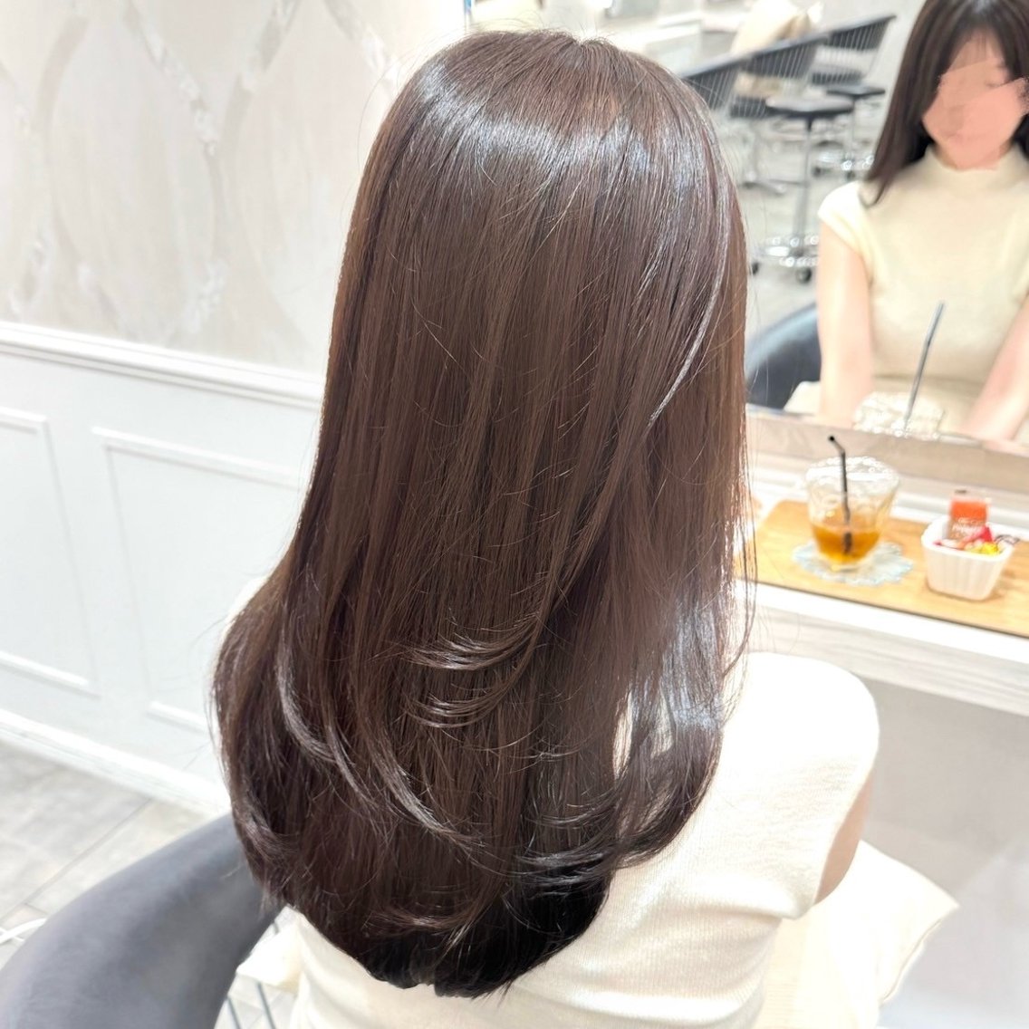 【似合わせカット➕ Aujua5step集中ケアトリートメント⭐️➕20min炭酸美容液ヘッドスパ🫧】の写真
