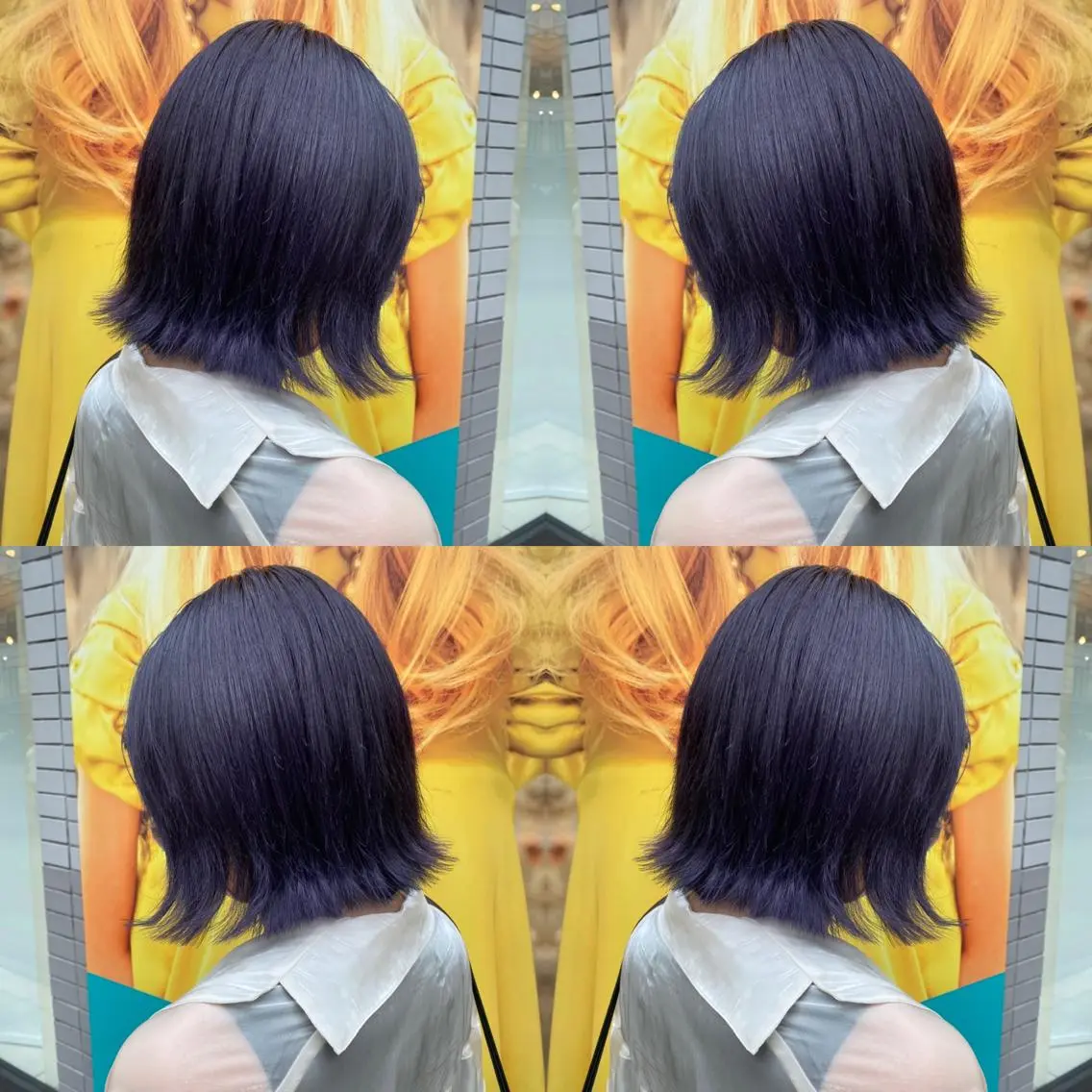 ミディアム カット ヘアカラー 髪質改善カラー/店長 宮内秀峰のヘアスタイル