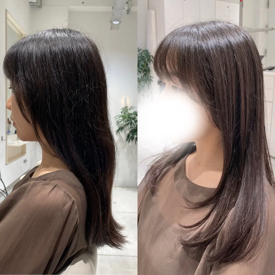 ロング カラー 似合わせスタイル 表参道🌿ちえのヘアスタイル
