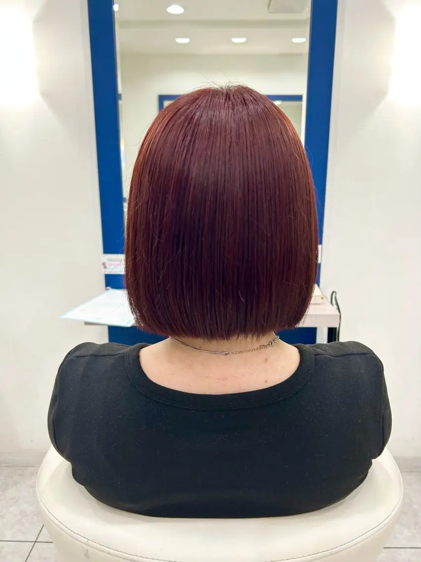 カラー レッドカラー 💎Eleanor ニイナ💎のヘアスタイル