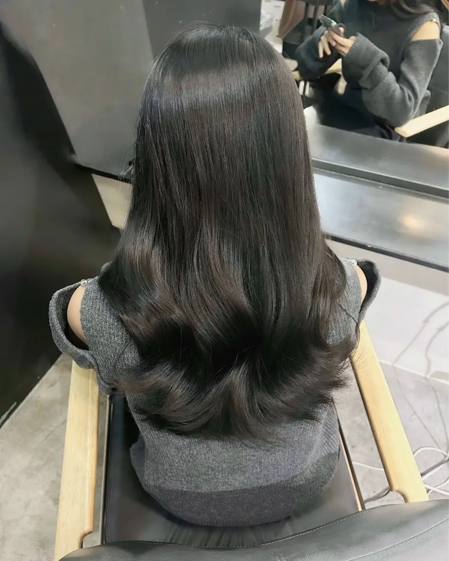 ロング カラー ヘアカラー トリートメント ヘアセット 地毛風艶カラー🌿 喜多夏海のヘアスタイル