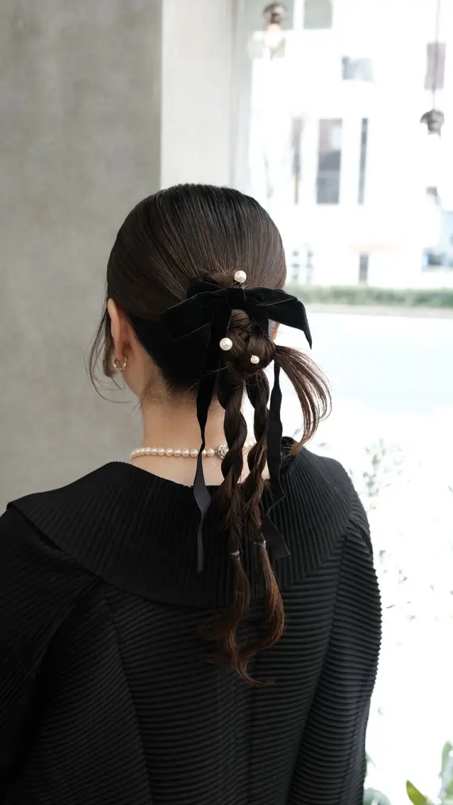 【カチモリヘア限定🎀】タイト系ヘアセット（30%OFF）の写真