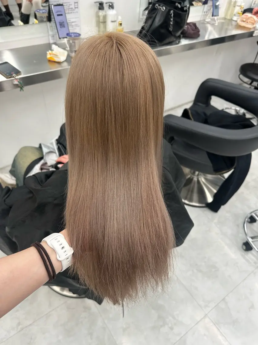 カラー カット ヘアカラー 透明感ベージュ🎀 Anju/渋谷🎀のヘアスタイル