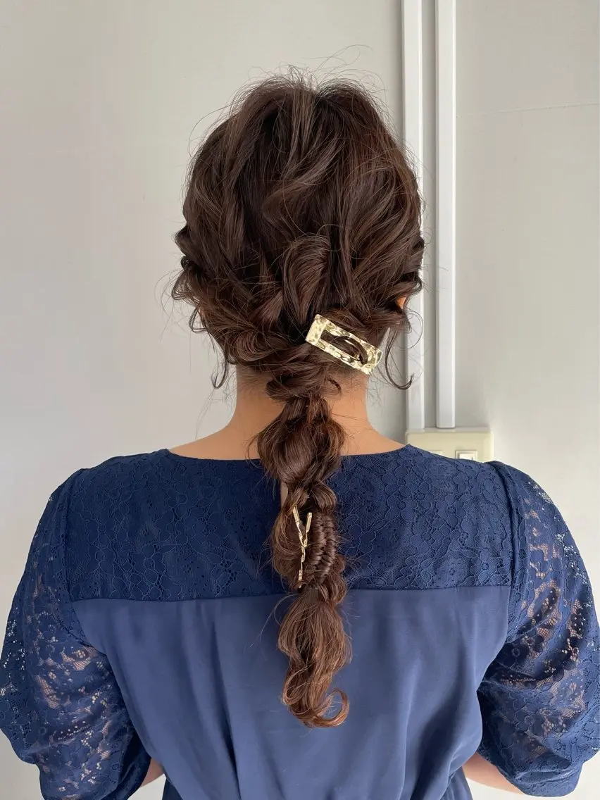 ヘアアレンジ メンズモテパーマ💙 fuwaのヘアスタイル