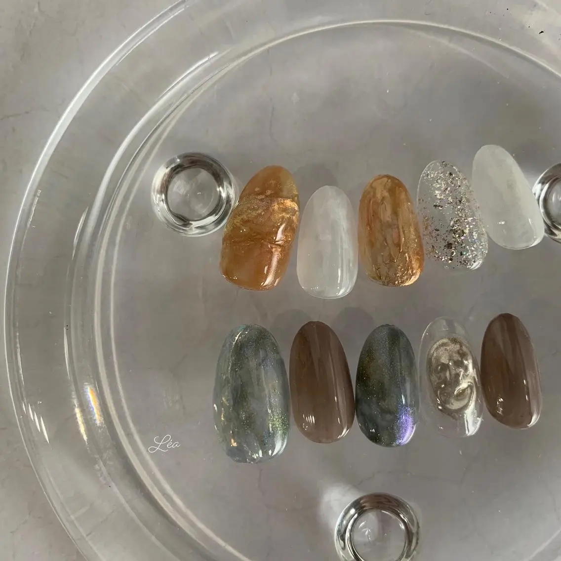 ネイル ジェルネイル パラジェル Léa nailのネイルデザイン