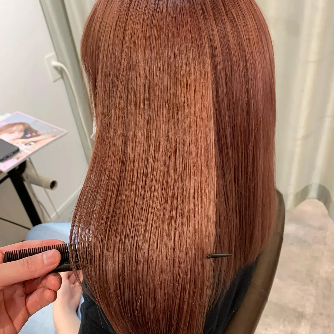 🫧髪質改善艶カラー🫧+トリートメントの写真