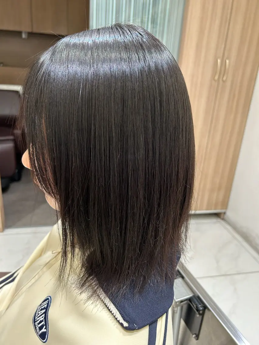 ミディアム 小平 悠人のヘアスタイル