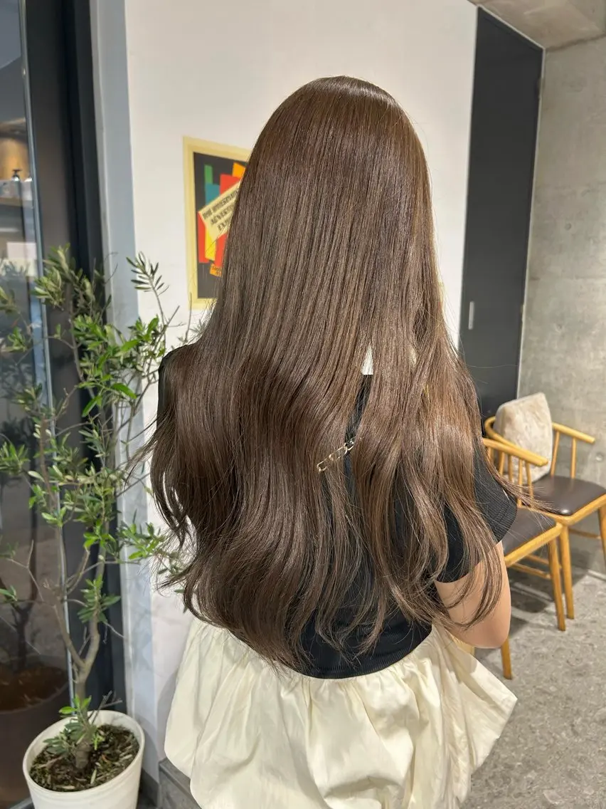 ロング ヘアカラー トリートメント 🩰✨️ダブルカラー nanako✨️🩰のヘアスタイル