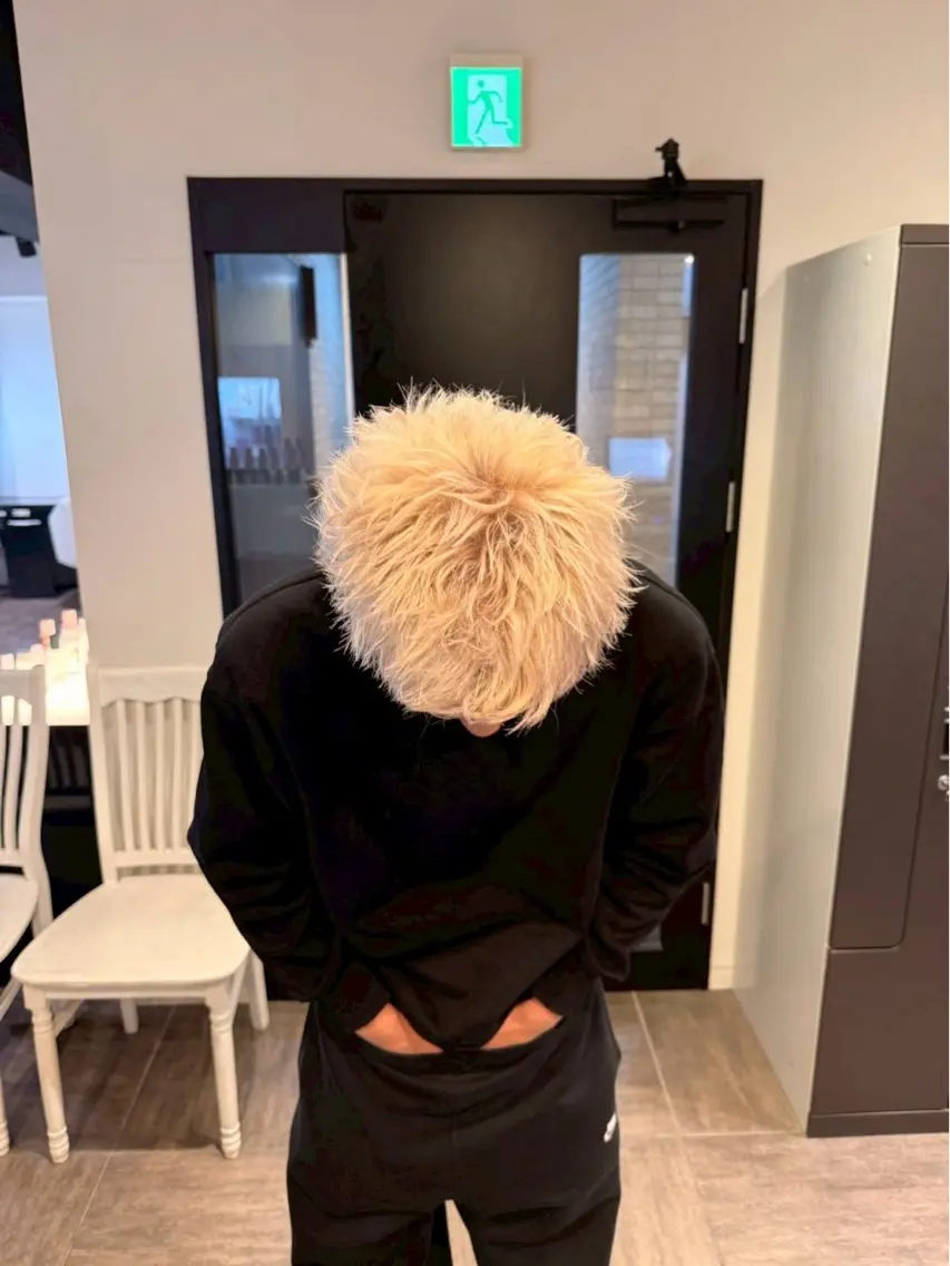 ショート カラー ヘアカラー 中川 蓮のヘアスタイル