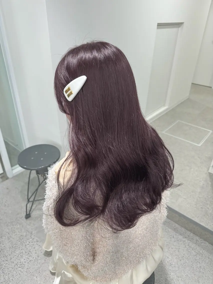 ロング カラー ヘアアレンジ ♥️うる艶暖色 銀座♥️mioのヘアスタイル