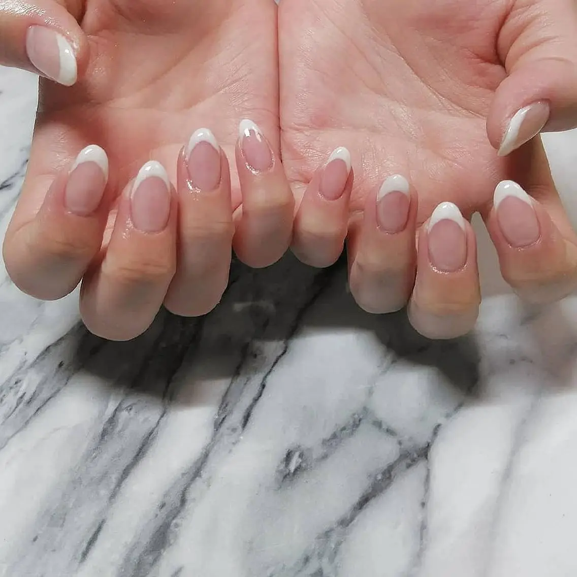 ネイル フレンチネイル ハンドネイル ハンドケア lylynail YUUKAのネイルデザイン