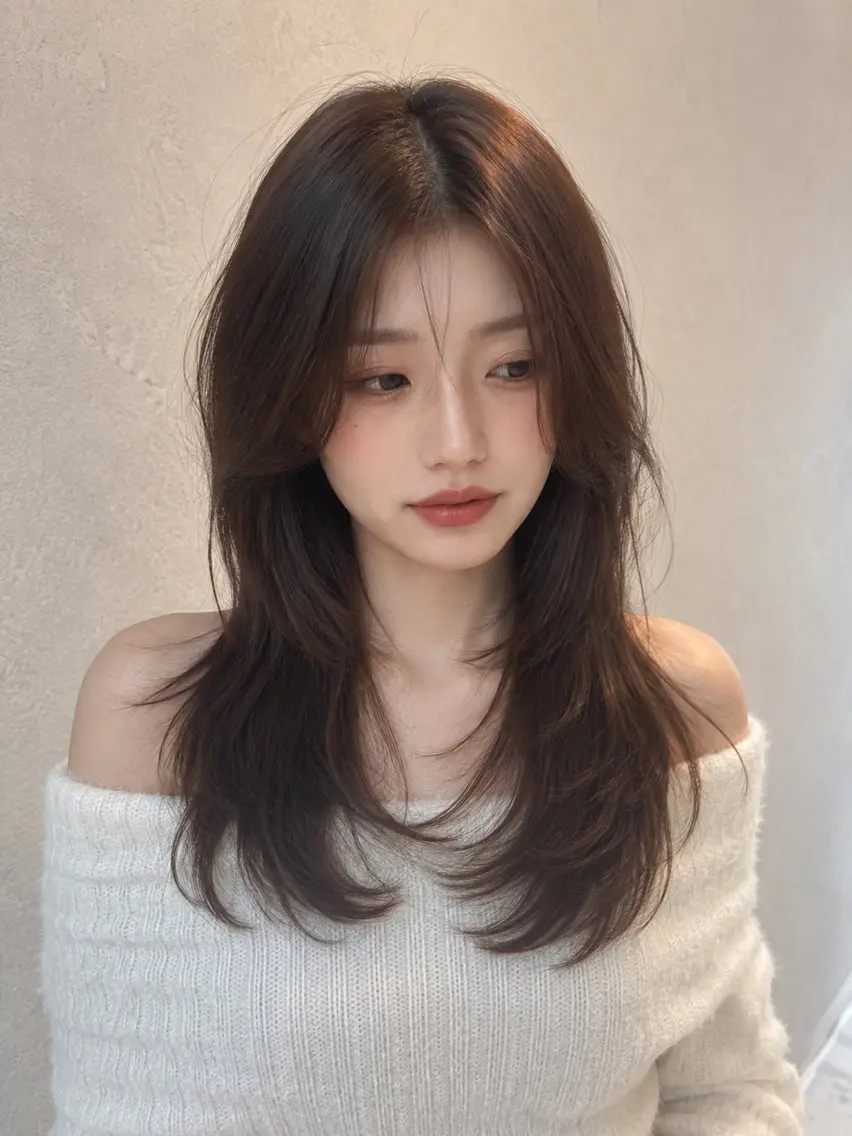 ロング カット トリートメント 🤍るい🤍カット モデル募集中🪽🫧のヘアスタイル