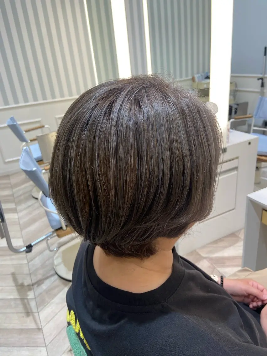 ショート ハイライト ✨垢抜け×大日イオン ×似合わせ井谷拓馬のヘアスタイル