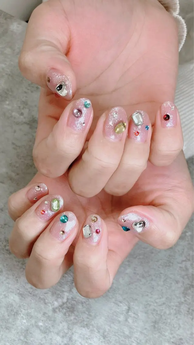 ネイル ハンドネイル ハンドケア shino🌟 痛ネイルのネイルデザイン