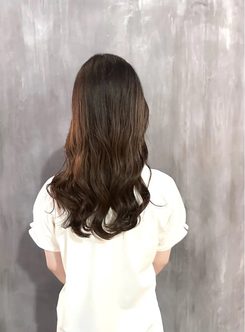 ロング パーマ カット パーマ トリートメント 吉田 光佑のヘアスタイル