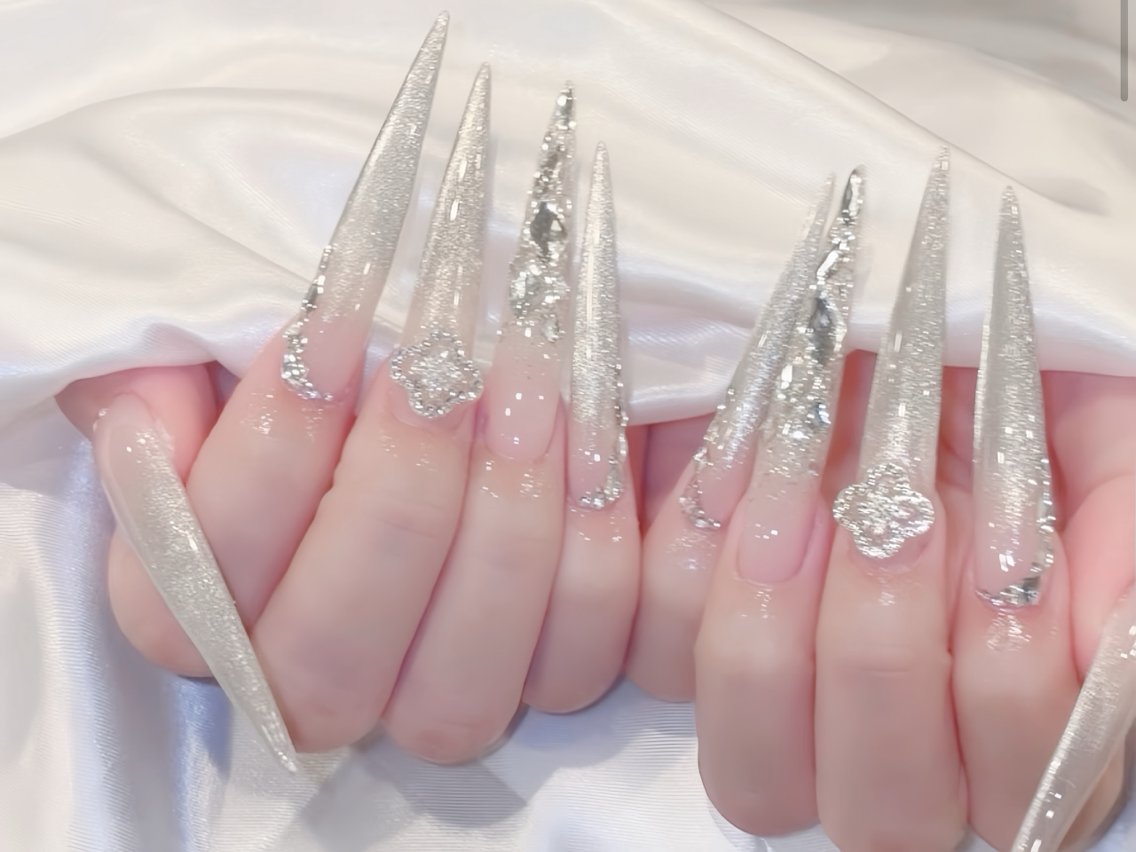 ネイル アニマル柄 べっ甲ネイル ブルー ボルドー ブラウン ハンドネイル Rin Nail 新大久保店のネイルデザイン